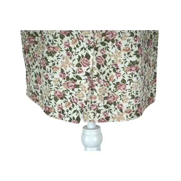 Vintage Paquette Too! Floral Dress with Rosette and Lace Collar Garden Cottage T - Picture 7 of 14